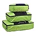 Hopsooken Packing Cubes System - 3 Pieces Sets Travel Luggage Packing Organizers (Green)