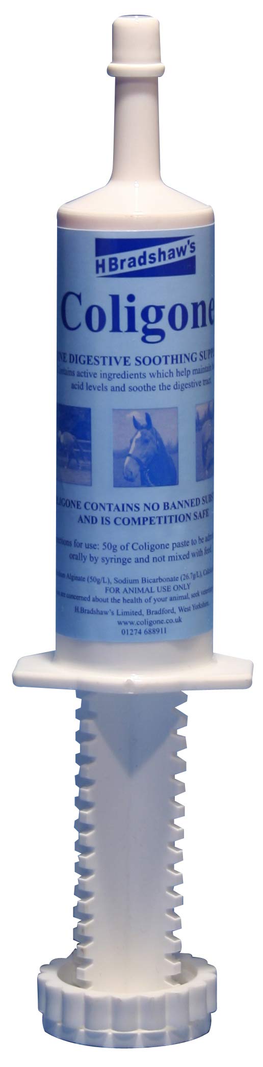 H.Bradshaws Unisex's BES0010 Coligone Oral Syringe, Clear, Regular