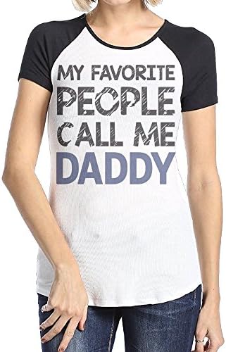 TeeStars - My Favorite People Call Me DADDY T Shirts Hit Color Winter For Girl XXL