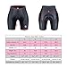 Eco-daily Womens Cycling Shorts 4D Padded Biking Bicycle Bike Half Pants with Wide Waistband - Power Stretch, Breathable & Absorbent