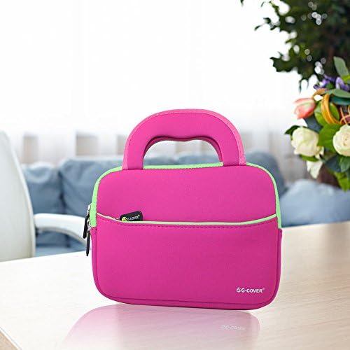 TUFEN 7-8 inch Kid Tablet Sleeve Portable Neoprene Case Bag for Kids Tablet, Fits with MatrixPad Z1 Kids Tablet, iPad Mini 4 3 2 1, Galaxy Tab A 8.0 and Dragon Touch Y88X Plus/Y88X/M7 Kids Tablet