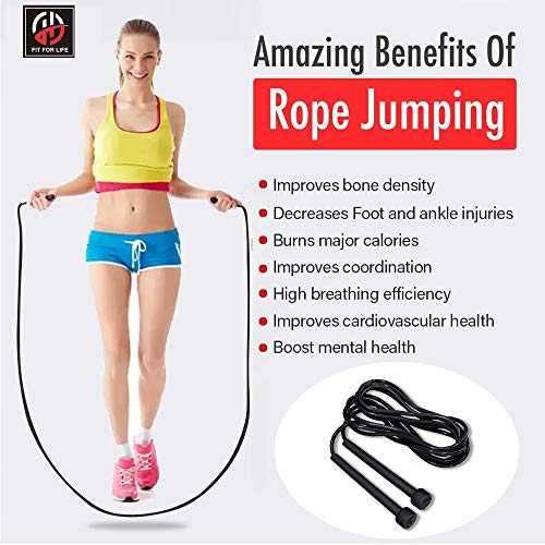 Adjustable Skipping Rope Rapid Jumping Cable and 4.5\