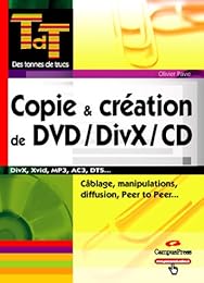Copie et création de DVD, DivX, CD