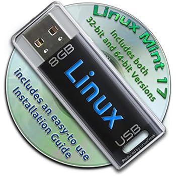 Linux Mint 17 on a Bootable 8GB USB Flash Drive - 32-bit and 64-bit.