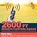 F-color Dog Training Collar, 2020 Upgraded Waterproof Dog Collar with Remote 2600 Feet, with 4 Modes Walkie-Talkie Light Beep Vibration, Rechargeable Dog Collar for Large Medium Small Dogsthumb 4