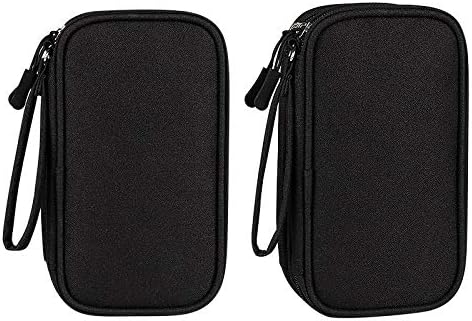 Hosoncovy Power Bank Organizer Bag - USB Flash Drive & External Hard Drive Case (Black) - Image 3