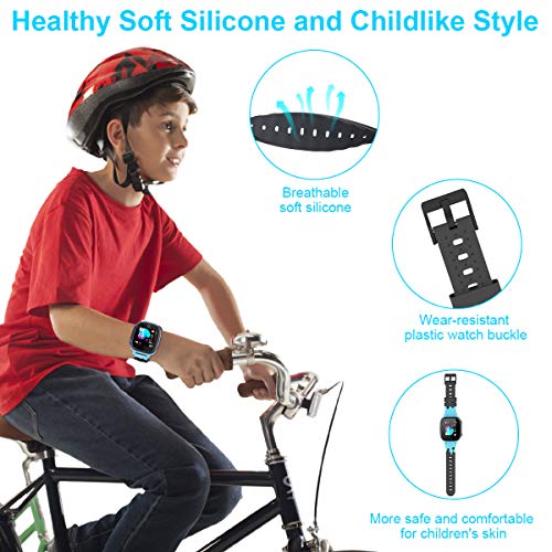 image for YIHOO Kids Waterproof Smartwatches Phone - LBS Tracker Locator Touch S