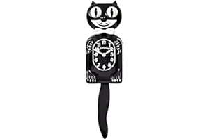 KIT CAT KLOCK Small Kitty-Cat Klock Classic Black (Includes Battery)