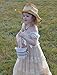 CVERRE lace Flower Rustic Burlap Girl Baby Country Wedding Flower Dress Champagne (CH, M)