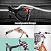 Universal Bike Stem Phone Mount, Bicycle Handlebar Cell Phone Holder for iPhone 8 7 6S Plus 5 SE Samsung Galaxy S8 S7 Note 6, 4 to 6 Inch Android Smartphone, Bike Tie Pro - Red