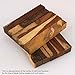 Legacy Woodturning, Cocobolo Wooden Pen Blank, with White Wood, 3/4