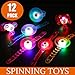 Mikulala Glow in The Dark Birthday Party Favors for Kids Prizes Box Toys for Classroom 25 Pack Light Up Toys Hand Spin Stress Relief Anxiety Toys Bulk Fidget Toys Boys Girls LED Neon Party Supplies…