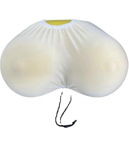 Boobie Cushion 3D Artificial Breast Pillow Latex Breast Pillow Large Breasts Breast Toy Ergonomic Breast Pillow Cushion Sexy Breast Shaped Couple Pillow Gift, Black