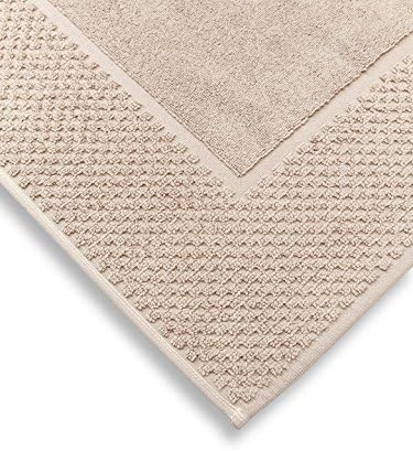 Chortex Honeycomb Bath Mat Flax 22" X 36"