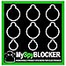 MySpyBlocker Webcam Cover / Camera Lens Covers for Online Privacy! Removable & Reusable. Bulk Pack (6 Sheets x 9 stickers - 54 UNIVERSAL Black Webcam Covers.)