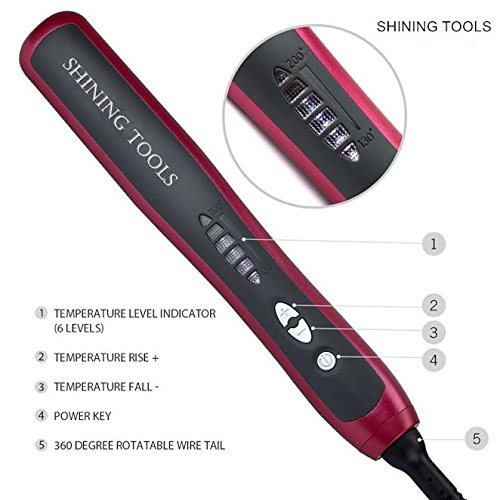 Shining tools electric hair straightener fastest heatin…