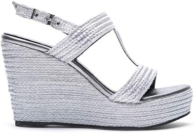 amazon silver sandal heels