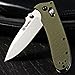Ganzo G704-GR Folding Pocket Knife 440C Stainless Steel Blade G10 Handle with Clip Camping Fishing Hunting Outdoor EDC Knife (Green) with Gift - Multi-Tool Card 8-in-1