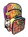 Emojination Girls' Rainbow Purple 16 Inch Backpack with Detachable Lunch Bag