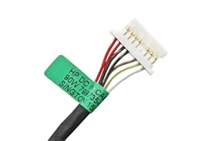 Zahara DC in Power Jack & Cable Plug Replacement for HP 17-by 17-BY0063CL 90W X360 M6-W M6-P M6-AQ M6-AR 14M-BA 15-AU M3-U 799735-F51 L22528-001 799735-S51 799735-F51 799735-Y51