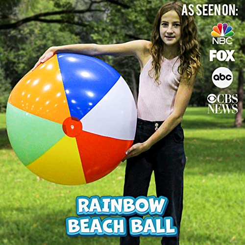 Giant Beach Ball for Kids Large Beach Balls for Kids. Easy Blow Up