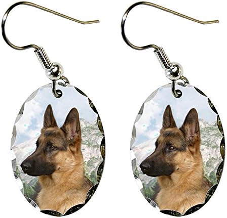 German Shepherd Earrings