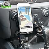 [Updated Version] 3-in-1 Multifunctional Car Mount + Car Charger + Cigarette Lighter Power Adapter, Amoner Universal Car Mount w/ Dual USB 3.1A Phone Charger for iPhone, Samsung and More Smartphones