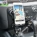 [Updated Version] 3-in-1 Multifunctional Car Mount + Car Charger + Cigarette Lighter Power Adapter, Amoner Universal Car Mount w/ Dual USB 3.1A Phone Charger for iPhone, Samsung and More Smartphones