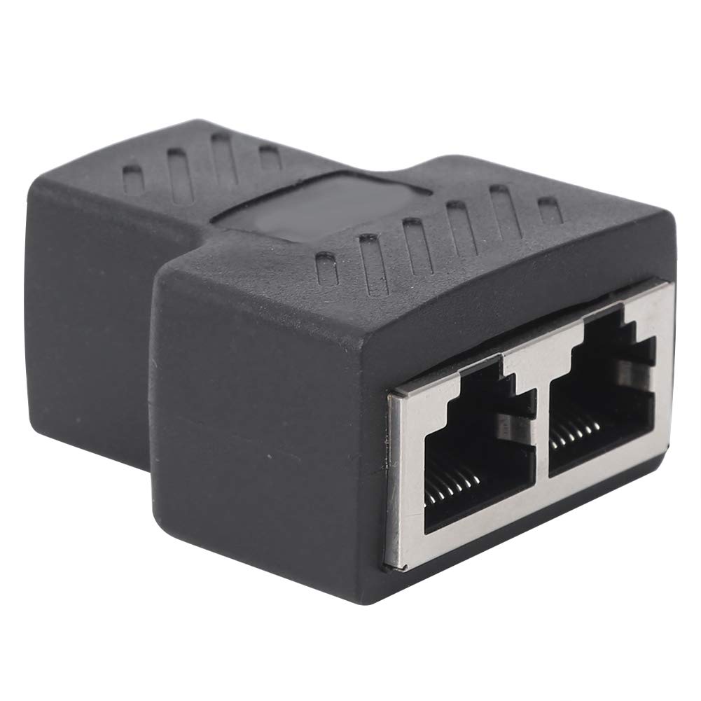 5PCs RJ45 Network Splitter，ThreeWay Adapter Wire Extender