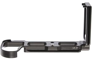 Hersmay Z6/Z7 II L Bracekt Quick Release Plate Vertical Shoot Hand Grip for Nikon Z6 Z7 Z6II Z7II Mirrorless Camera with Anti Twist Pin, Arca Type Dovetail for YouTube Videos & Photography