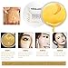 Gold Eye Mask, Collagen Eye Mask, Gold Eye Pads Anti-aging Hyaluronic Acid Eye Patches for Anti Aging,Dark Circles and Puffiness, Anti Wrinkle, Moisturising,Whitening (30 Pairs) (1PC)