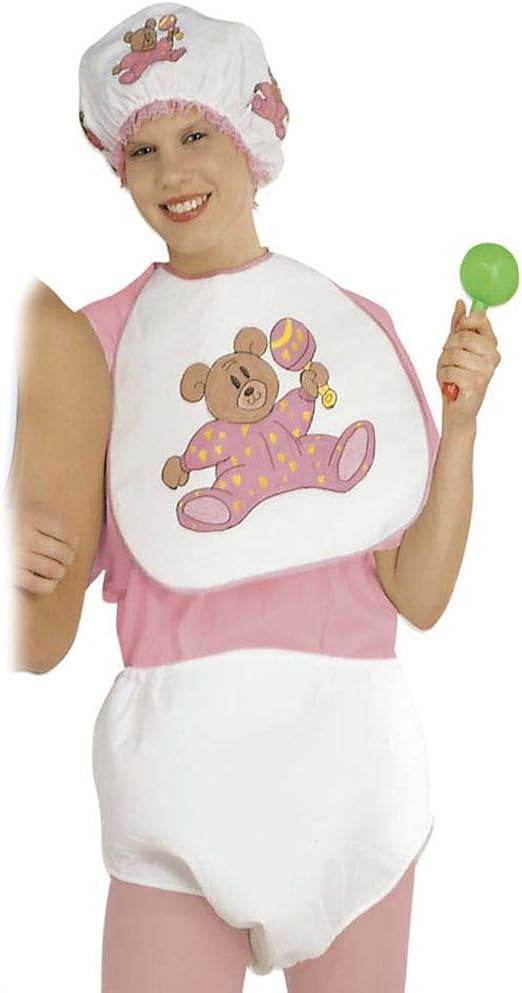 Rose Et Bleu Bebe Assorti Smiffys Grosse Tetine Sucette Deguisements Adultes