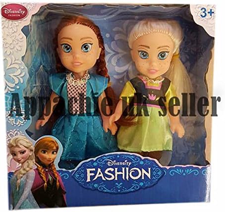 frozen dolls playing