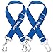 Vastar 2 Packs Adjustable Pet Dog Cat Car Seat Belt Safety Leads Vehicle Seatbelt Harness, Blue
