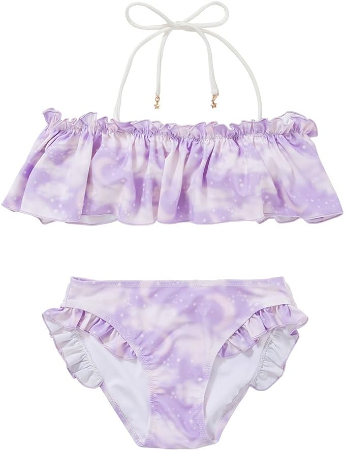 Amazon ディアマイラブ Dearmylove 夢展望 ミルキーウェイ夜空柄水着 L 夜空柄 レディース ビキニ セパレーツ 通販