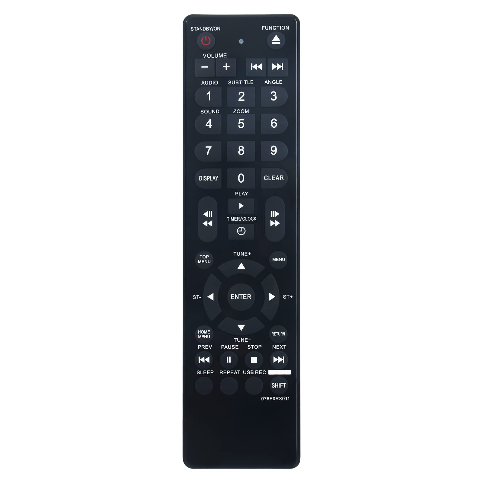 New 076E0RX011 Replace Remote Control 076E0RX011 Blu-ray Remote Control Replacement fit for Pioneer Blu-ray Player 076E0RX011 XW-NAV1K XW-NAV1K-K Remote Controller
