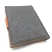 RAYKING Leather Journal Spiral Bound Notebook A5 Refillable Writing Loose Leaf Journal (Brown)