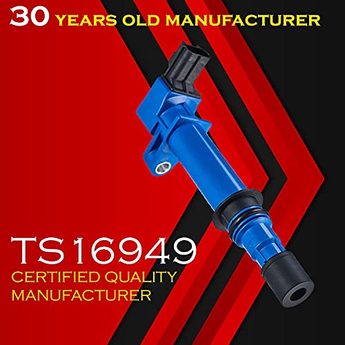 thumbnail image 2 of 6-Pack Ignition Coils For Dodge Durango 2004-2008 3.7L – Compatible With UF270 2 of 13