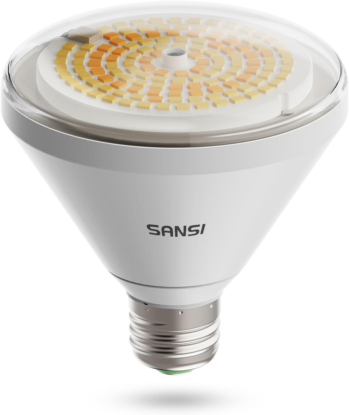 Photo 1 of SANSI 250W Equivalent LED Grow Light Bulb, BR30 24W 3000K 5000K Red 660nm Infrared 730nm Full Spectrum Grow Bulb, IP54 Waterproof Grow Light for Indoor Outdoor Plants