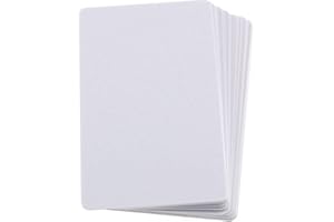 GENERIC [20 Piece] Credit Card Size UHF RFID PVC Card GS1 Class 1 Gen 2 and ISO/IEC 18000-6C with Higgs-9 chip, Long Range (up to 12m), 96-bit EPC, 48-bit Unique TID.