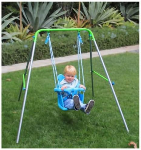 GALAXY Swing Metal Portable Toddler Baby Swing OUTDOOR INDOOR use