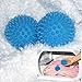 Dryer Balls 4 Pack All Colors- Reusable Dryer Balls Replace Laundry Drying Fabric Softener and Saves You Money (4, Blue)