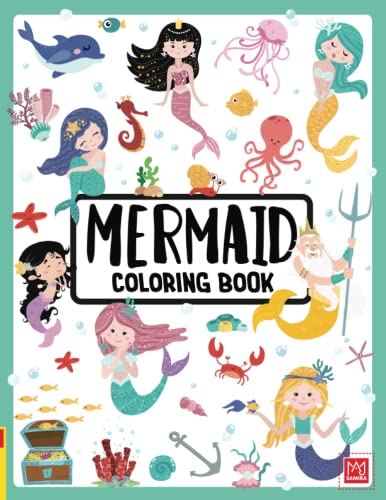 Mermaid Coloring Book: For Kids Ages 4-8
