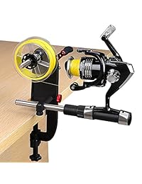 PLUSINNO Máquina de sistema de estación de cola de bobina de línea de pesca Máquina multifunción Baitcasting Carrete Carrete de línea de pesca Bobinadora