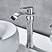 Senlesen Tall Waterfall Spout Single Handle Bathroom Sink Vessel Faucet Mixer Taps Chrome