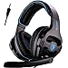 SADES New Version Xbox One Gaming Headset Headphones with Microphone and PC Adapter for PS4/PlayStation 4 Laptop Mac