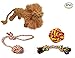 Ropeez Dog Chew Toys for Puppy Teething, Aggressive Chewers for Small Dogs, Natural, Safe
