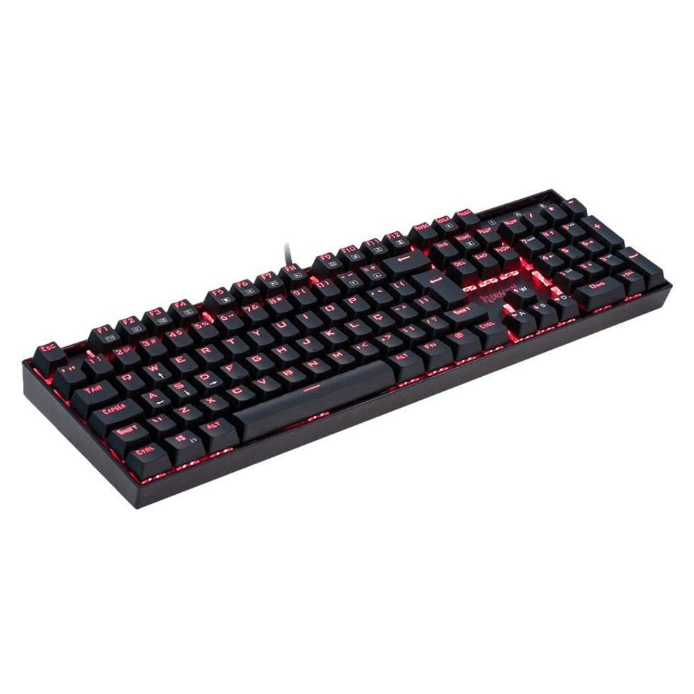 Redragon TECLADO MECANICO MITRA SWITCH MARROM, Preto