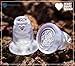 Stargoods Heart Shaped High Heel Protectors for Shoes, Clear - Set of 3 (Small)