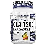 CLA Safflower Oil for Weight Loss, 1500/3000mg Conjugated Linoleic Acid Softgels/Pills Natural Best Fat Burner Diet Max Potency Supplement Pure Complex/Men/Women 17% More Potent Than CLA 1250 N